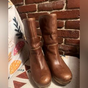 Brown Leather Women's Boots